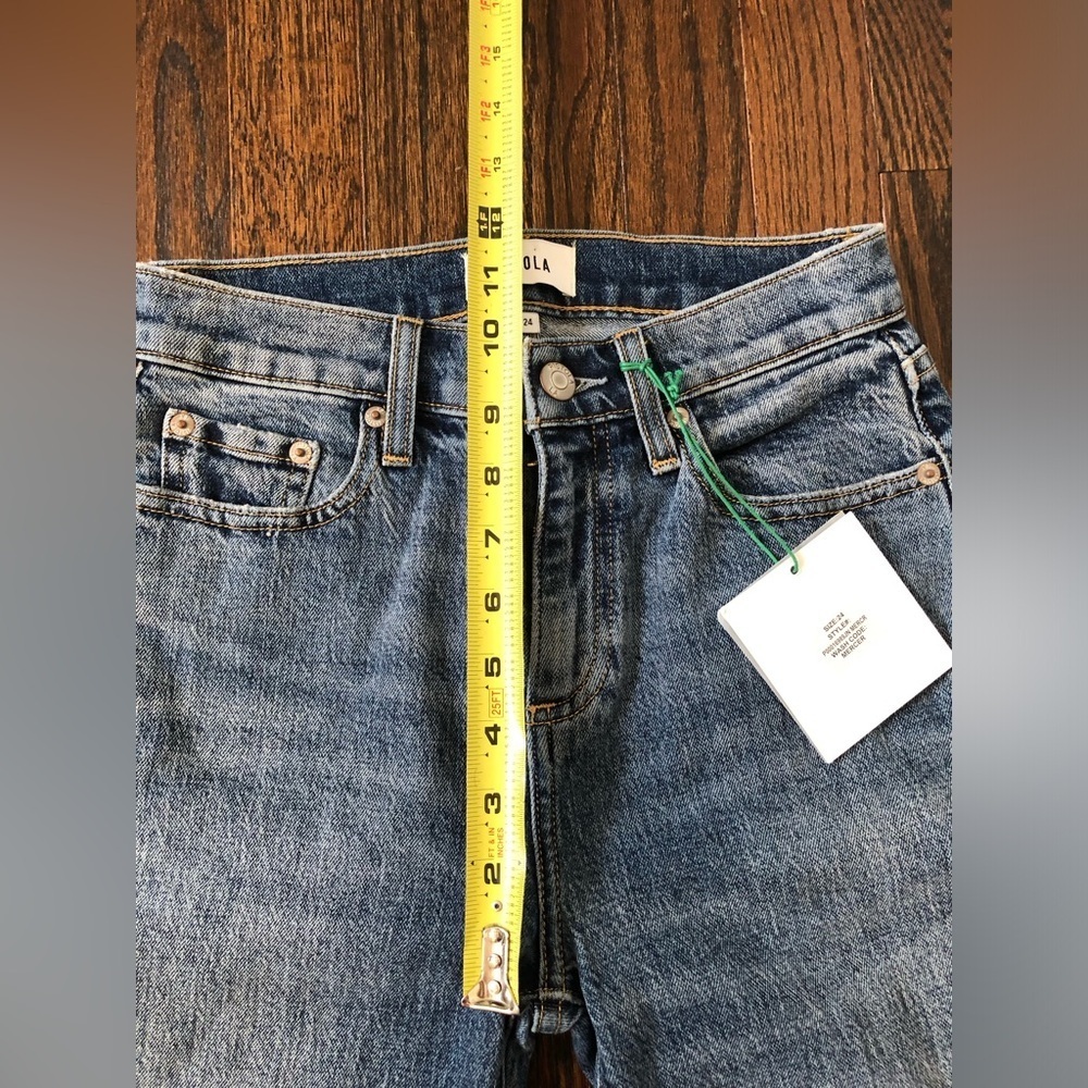 Pistola Women’s 24 Monroe High-Waist Cigarette Crop Organic Cotton Jeans - NWT! - Picture 8 of 15